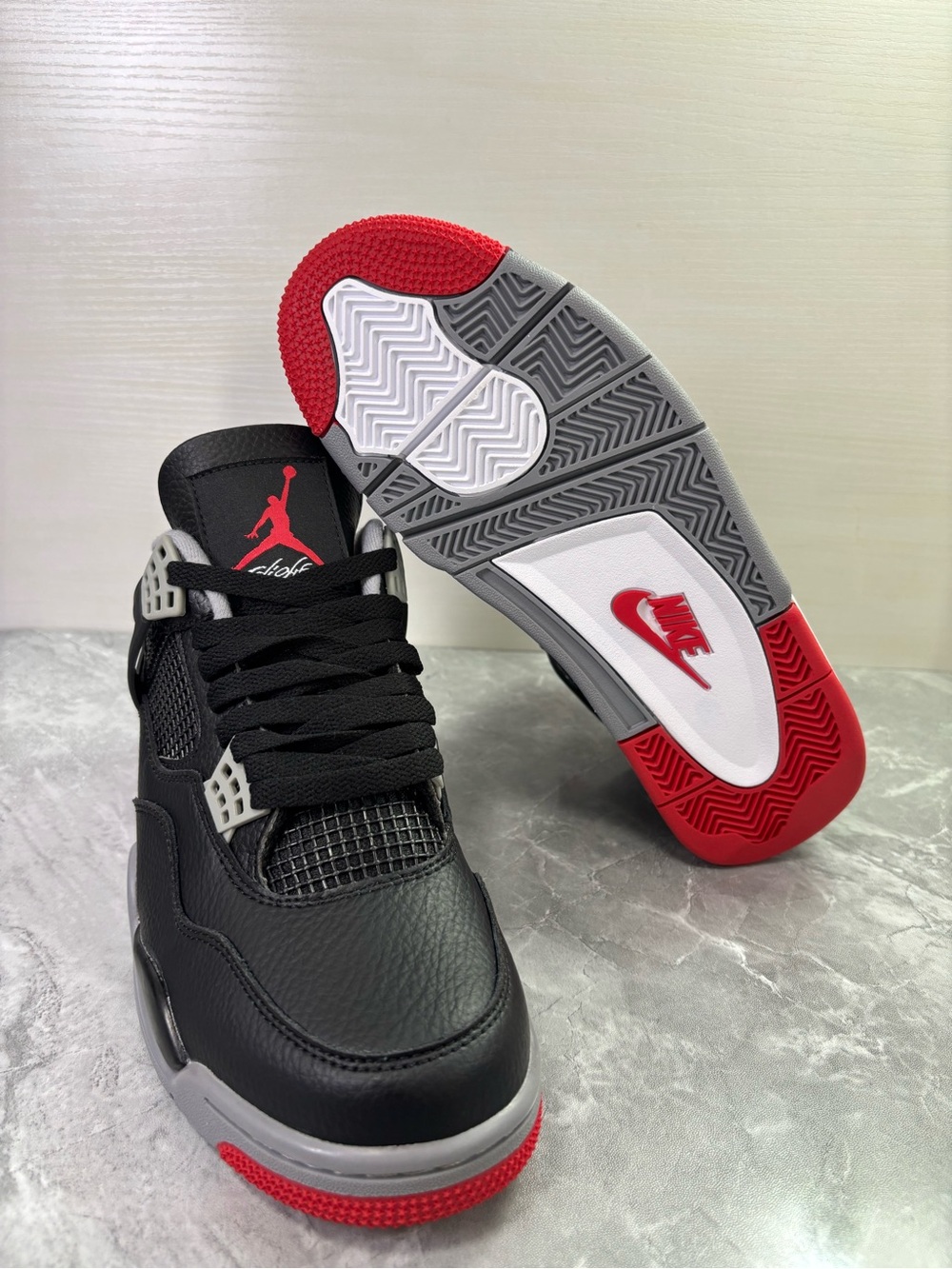 Nike Air Jordan 4 Retro Bred Reimagined (2024) Men’s Basketball Sneakers - Picture 6 of 6